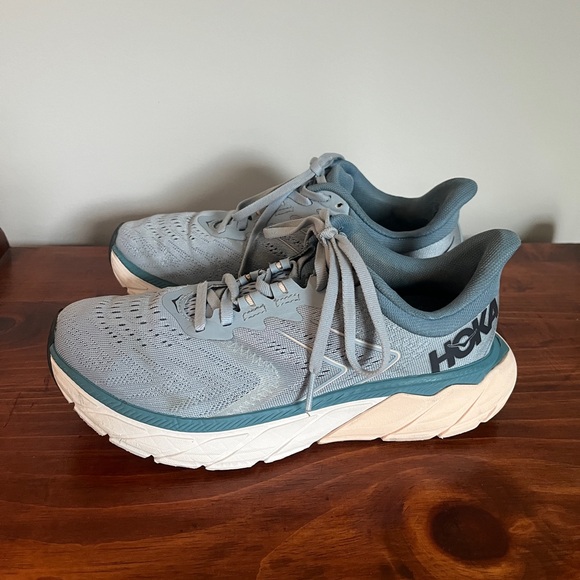 Hoka One One Arahi 5 Running Shoes Women's Size 7 B Blue Fog Provincial Blue - Picture 4 of 6